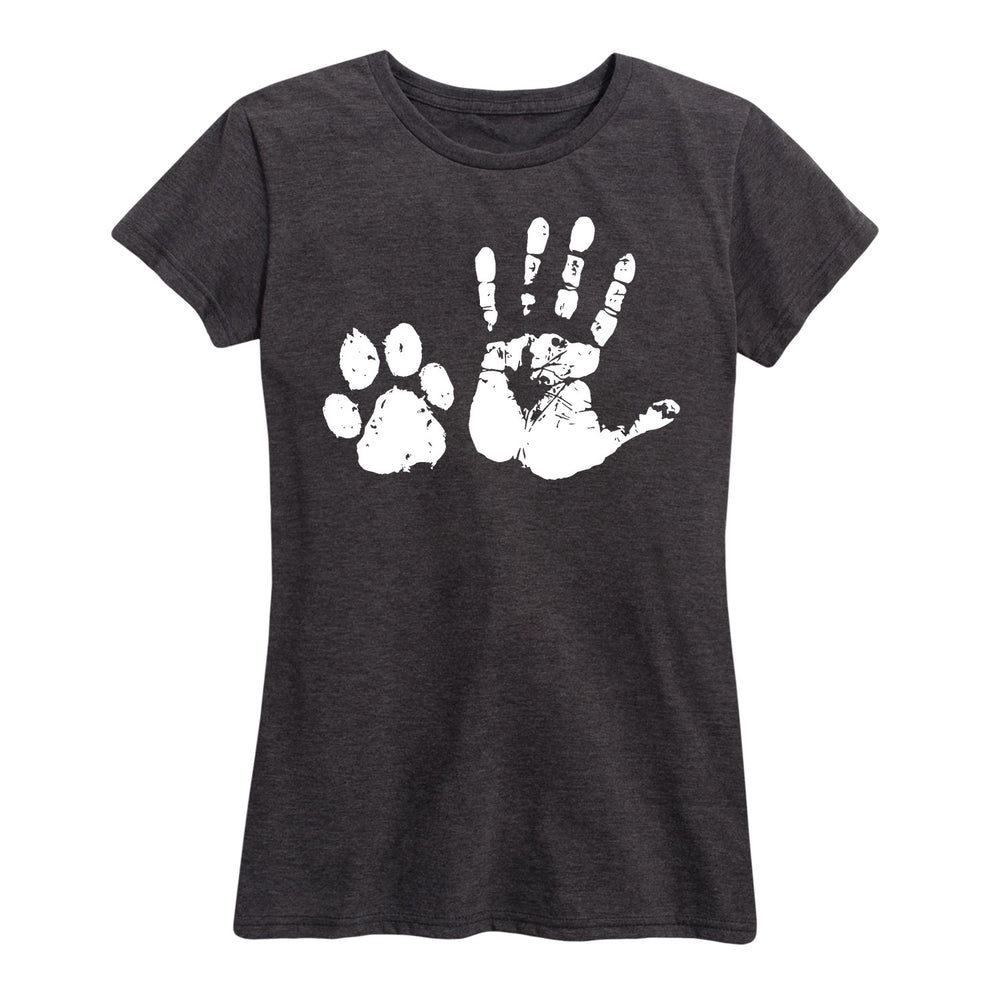 Hand And Paw Print - Women's Short Sleeve T-Shirt