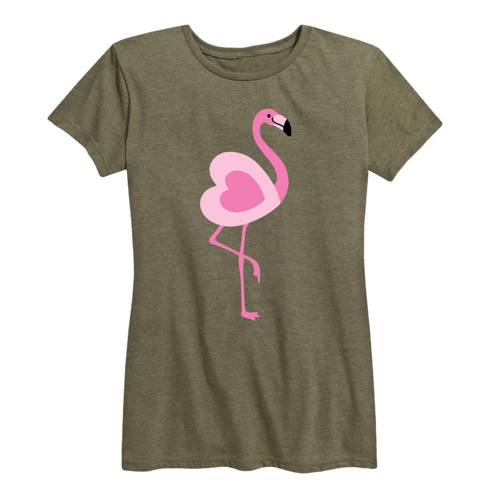 Heart Body Flamingo - Women's Short Sleeve T-Shirt