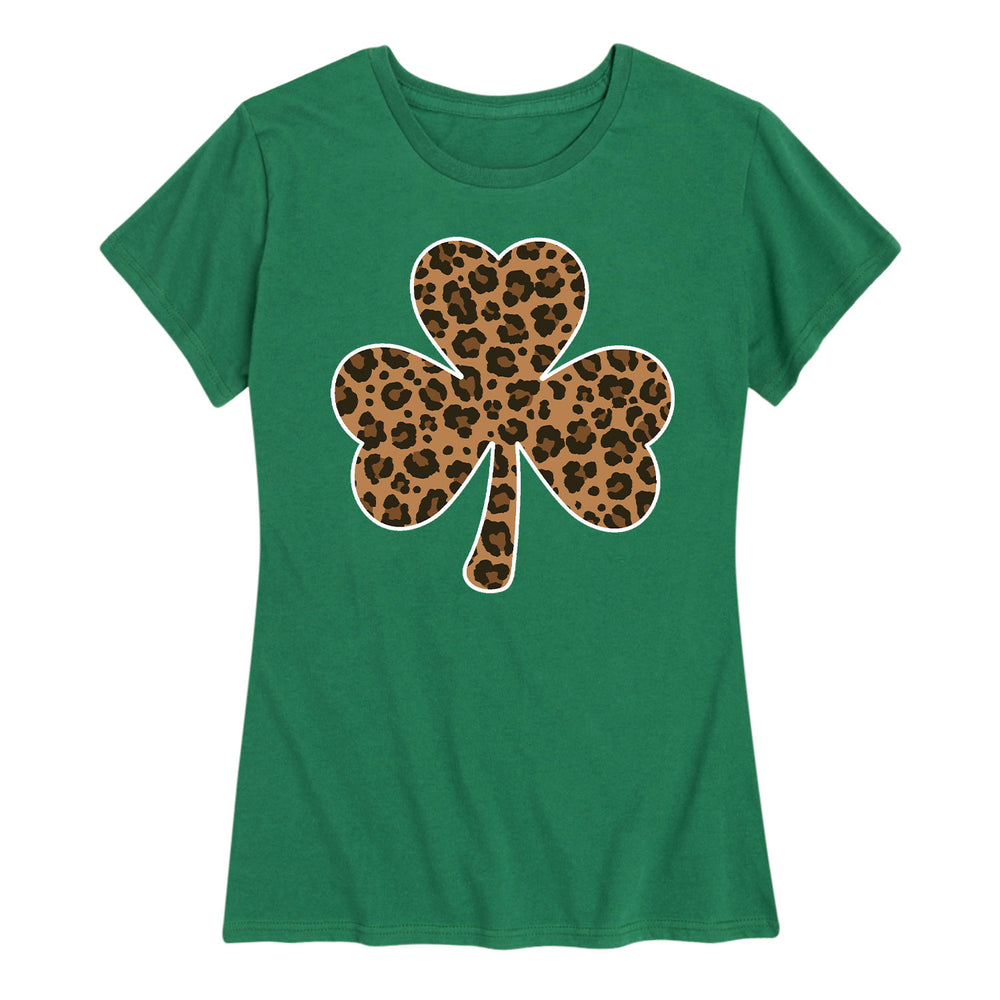 Leopard Print Clover - Women's Short Sleeve T-Shirt