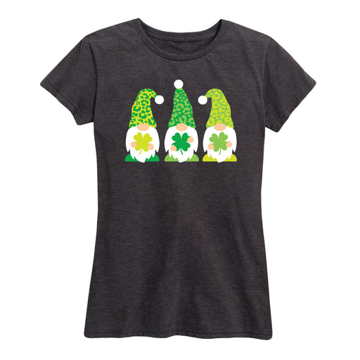 St. Patrick's Day Gnomes - Women's Short Sleeve T-Shirt