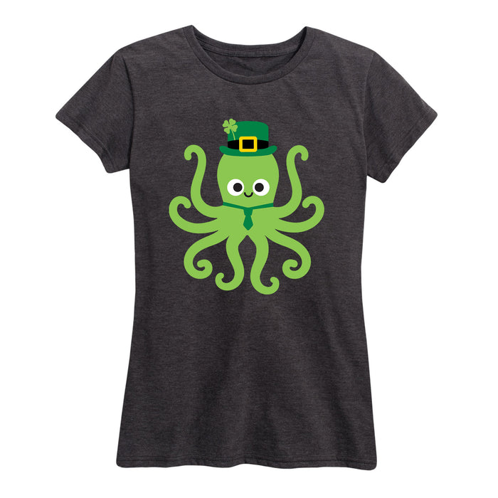 St. Paddy's Octopus - Women's Short Sleeve T-Shirt