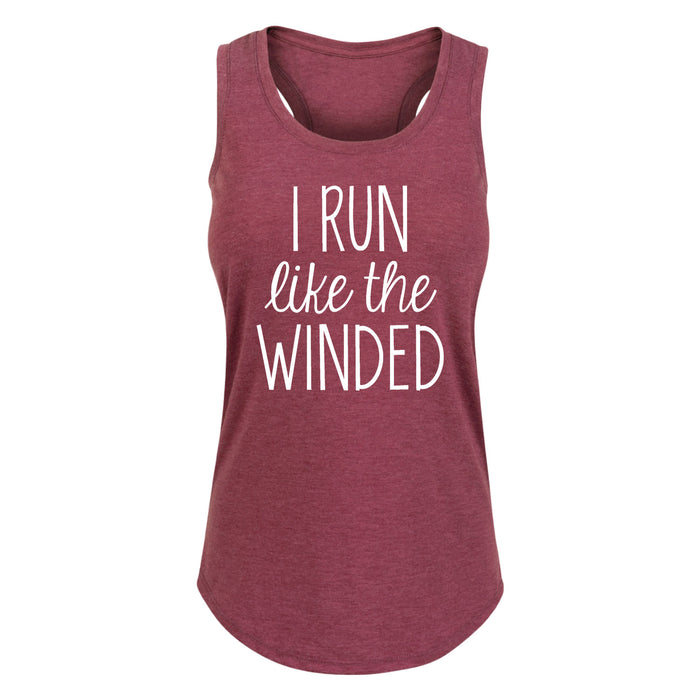 I Run Like The Winded - Women's Racerback Tank