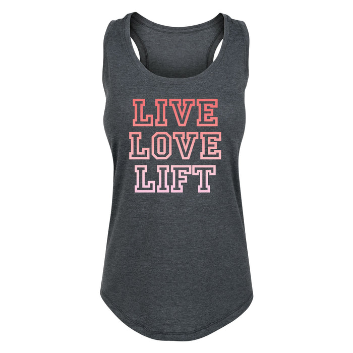 Live Love Lift - Women's Racerback Tank