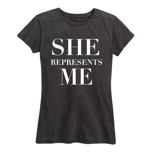 She Represents Me - Women's Short Sleeve T-Shirt