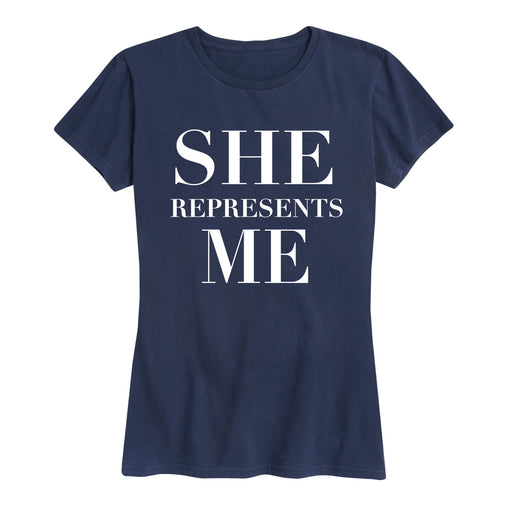 She Represents Me - Women's Short Sleeve T-Shirt