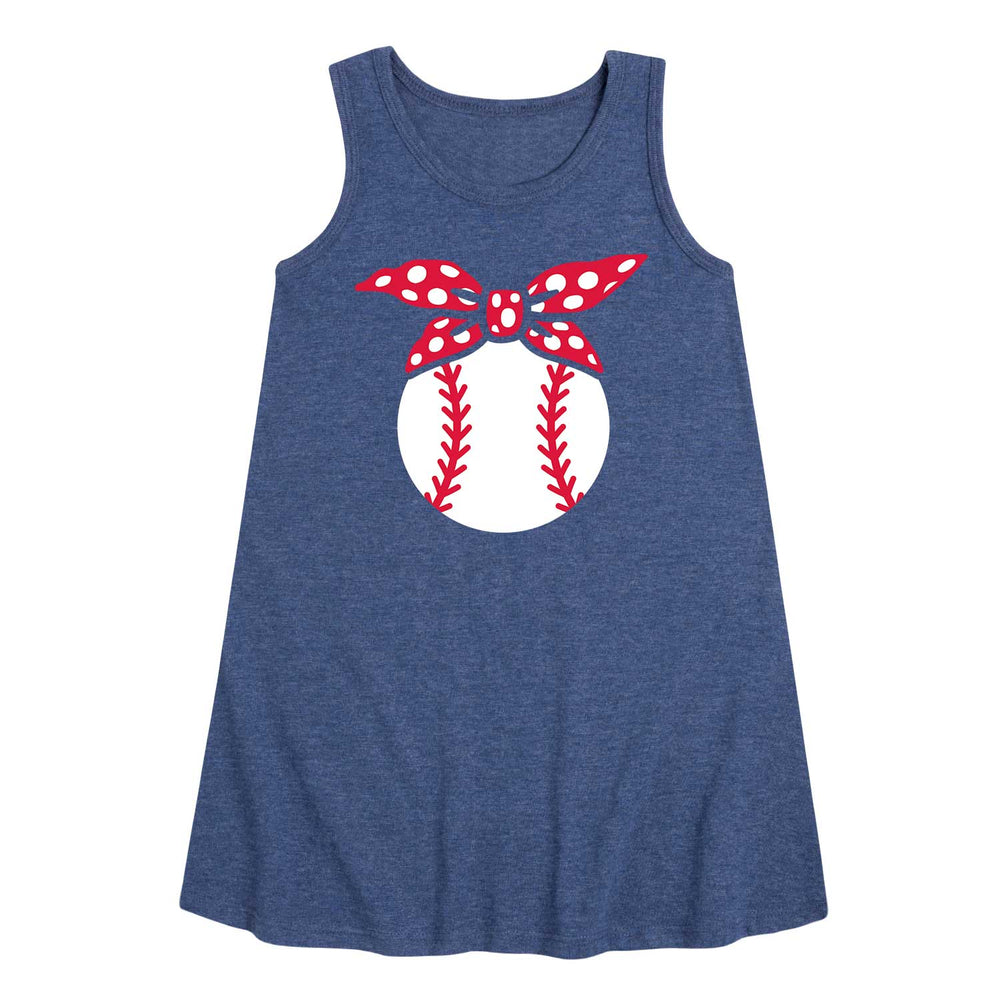Baseball Bandana - Youth & Toddler A-Line Dress