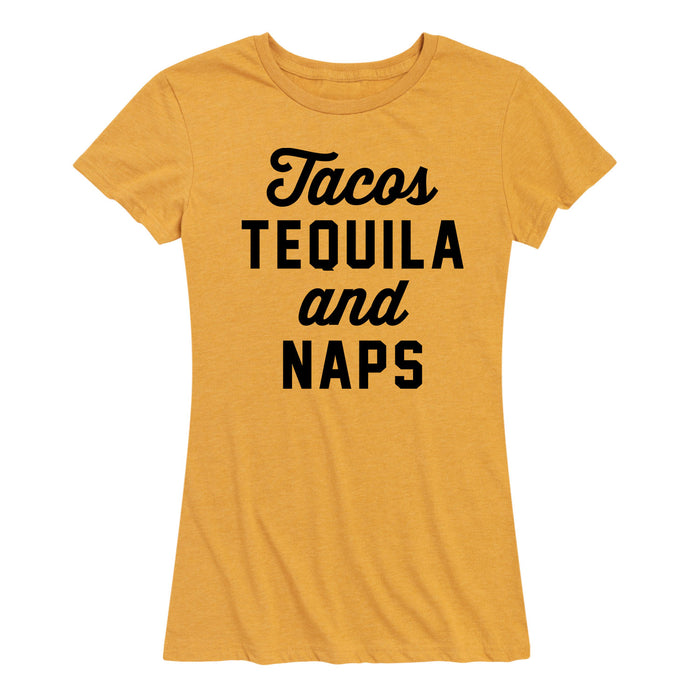 Tacos Tequila And Naps - Women's Short Sleeve T-Shirt