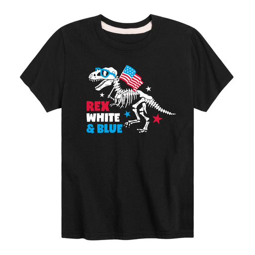 Rex White And Blue - Youth & Toddler Short Sleeve T-Shirt