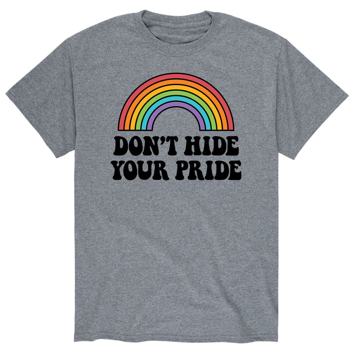 Don't Hide Your Pride - Men's Short Sleeve Graphic T-Shirt