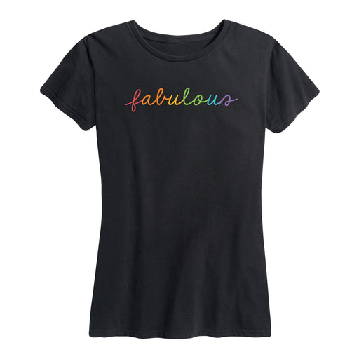 Fabulous Rainbow - Women's Short Sleeve Graphic T-Shirt