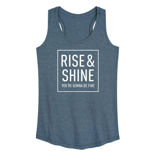Rise And Shine - Women's Racerback Graphic Tank
