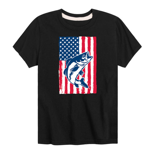 Bass Flag - Toddler and Youth Short Sleeve T-Shirt