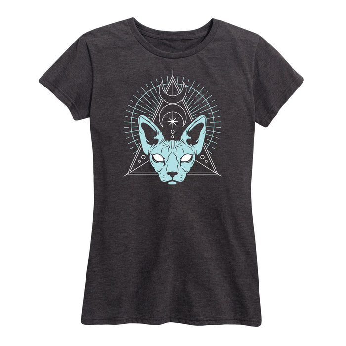 Celestial Sphynx Cat - Women's Short Sleeve Graphic T-Shirt