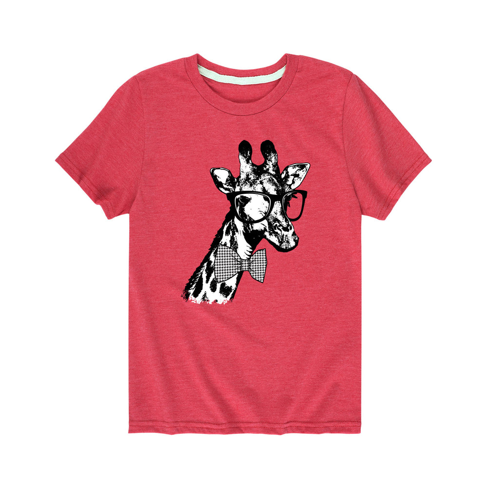 Bowtie Houndstooth, Giraffe - Youth & Toddler Short Sleeve T-Shirt