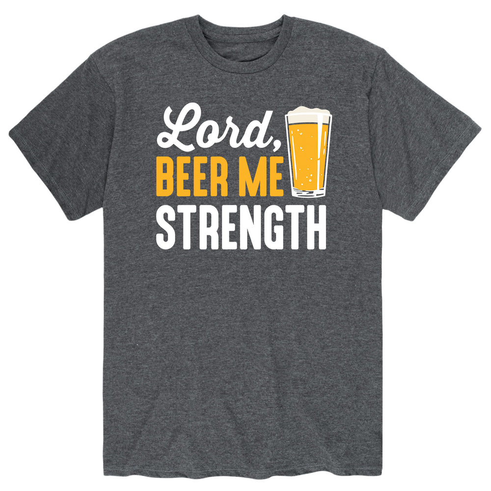 Lord Beer Me Strength - Men's Short Sleeve Graphic T-Shirt