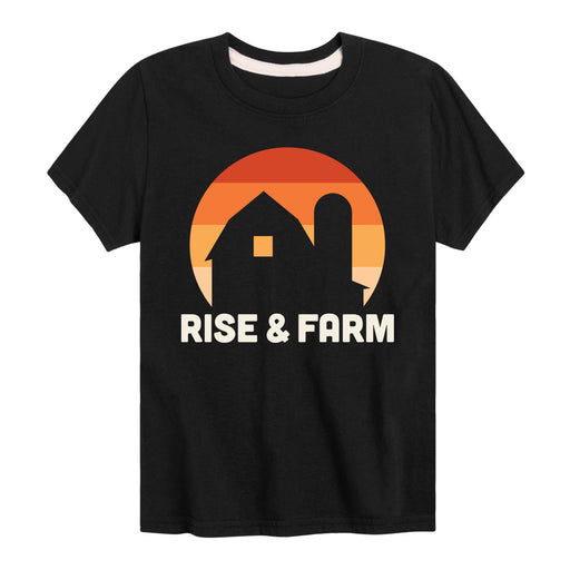 Rise And Farm - Toddler and Youth Short Sleeve T-Shirt