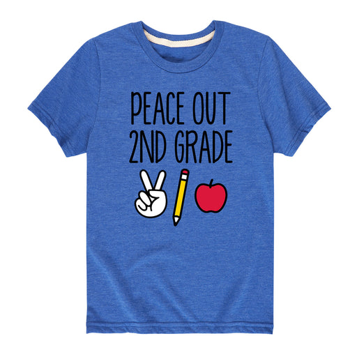 Peace Out 2nd Grade - Toddler and Youth Short Sleeve T-Shirt
