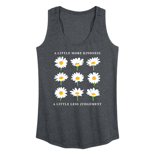 Daisies A Little More Kindness - Women's Racerback Graphic Tank