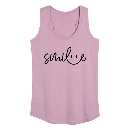 Smile With Eyes - Women's Racerback Graphic Tank