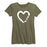 Brushstroke Heart With Camp Icons - Women's Short Sleeve Graphic T-Shirt