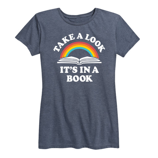 Take A Look Its In A Book - Women's Short Sleeve Graphic T-Shirt