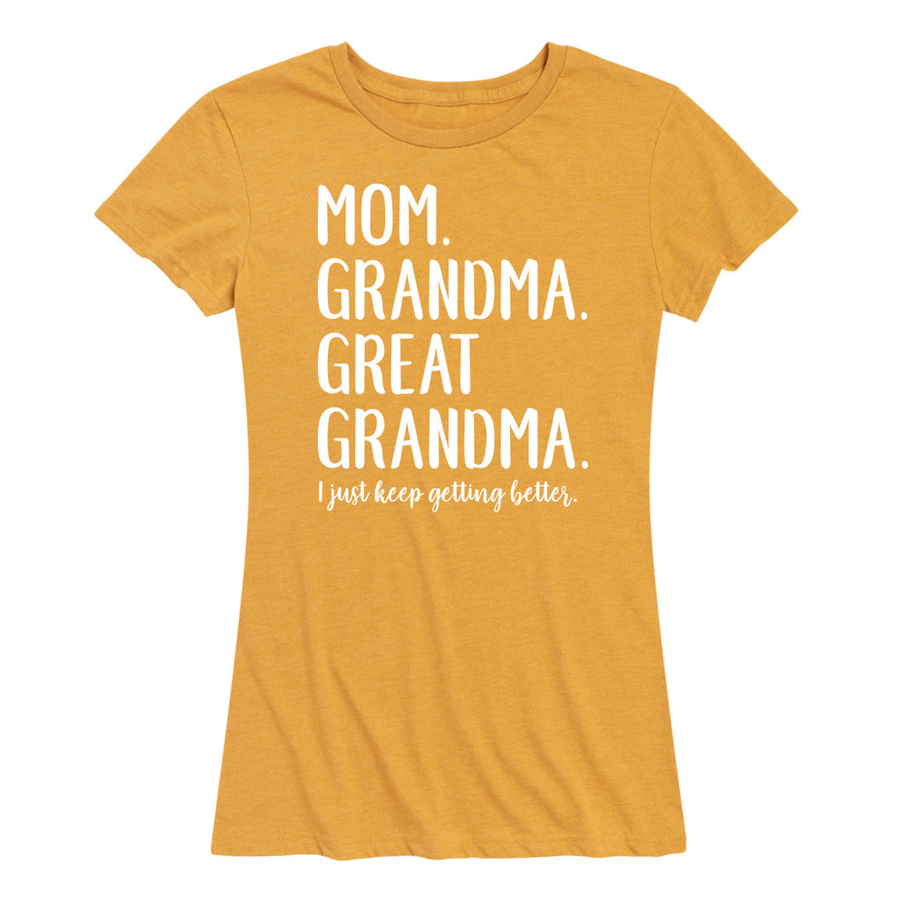 Mom Grandma Great Grandma - Women's Short Sleeve Graphic T-Shirt