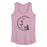 Moon Looking At Butterfly - Women's Racerback Graphic Tank