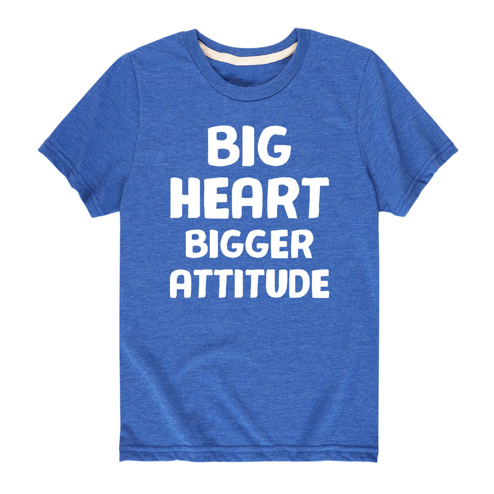Big Heart Bigger Attitude - Toddler and Youth Short Sleeve T-Shirt