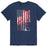 Camp Pines American Flag Color - Men's Short Sleeve Graphic T-Shirt