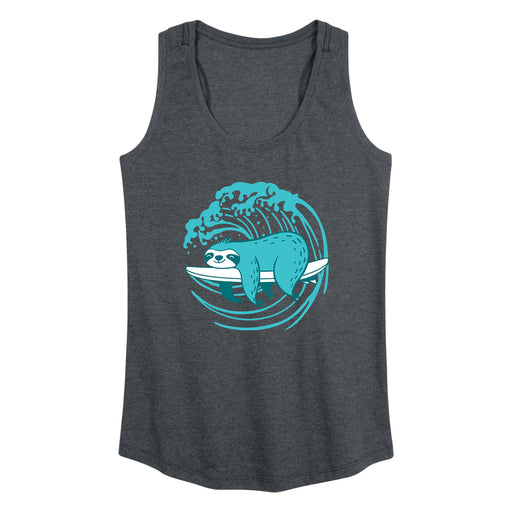 Sloth Surf - Women's Racerback Tank