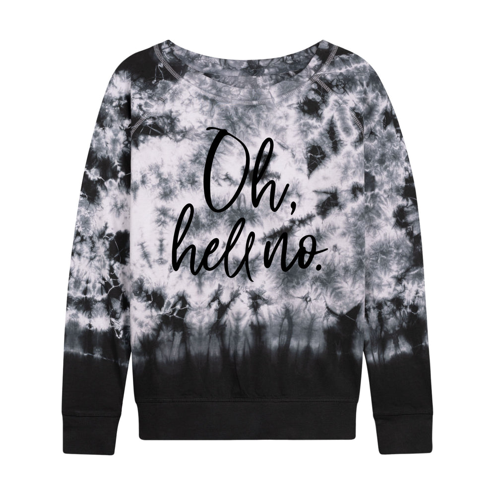 Oh Hell No Black Ink - Women's Slouchy