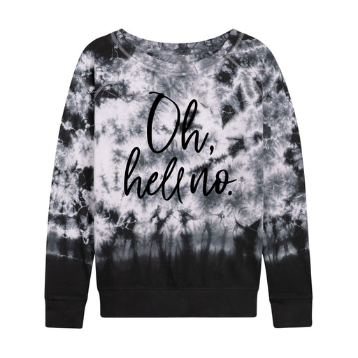 Oh Hell No Black Ink - Women's Slouchy