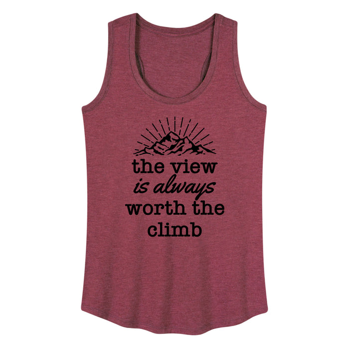 The View Is Always Worth The Climb - Women's Racerback Tank