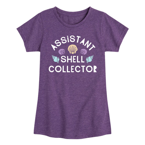 Asssistant Shell Collector - Youth & Toddler Girl's Short Sleeve T-Shirt
