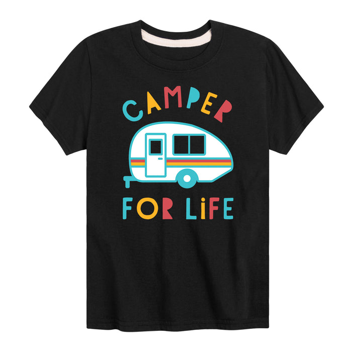 Camper For Life - Youth & Toddler Short Sleeve T-Shirt
