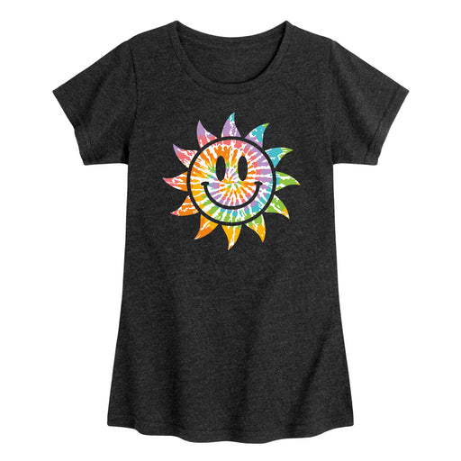 Tie Dye Sun - Youth & Toddler Girl's Short Sleeve T-Shirt