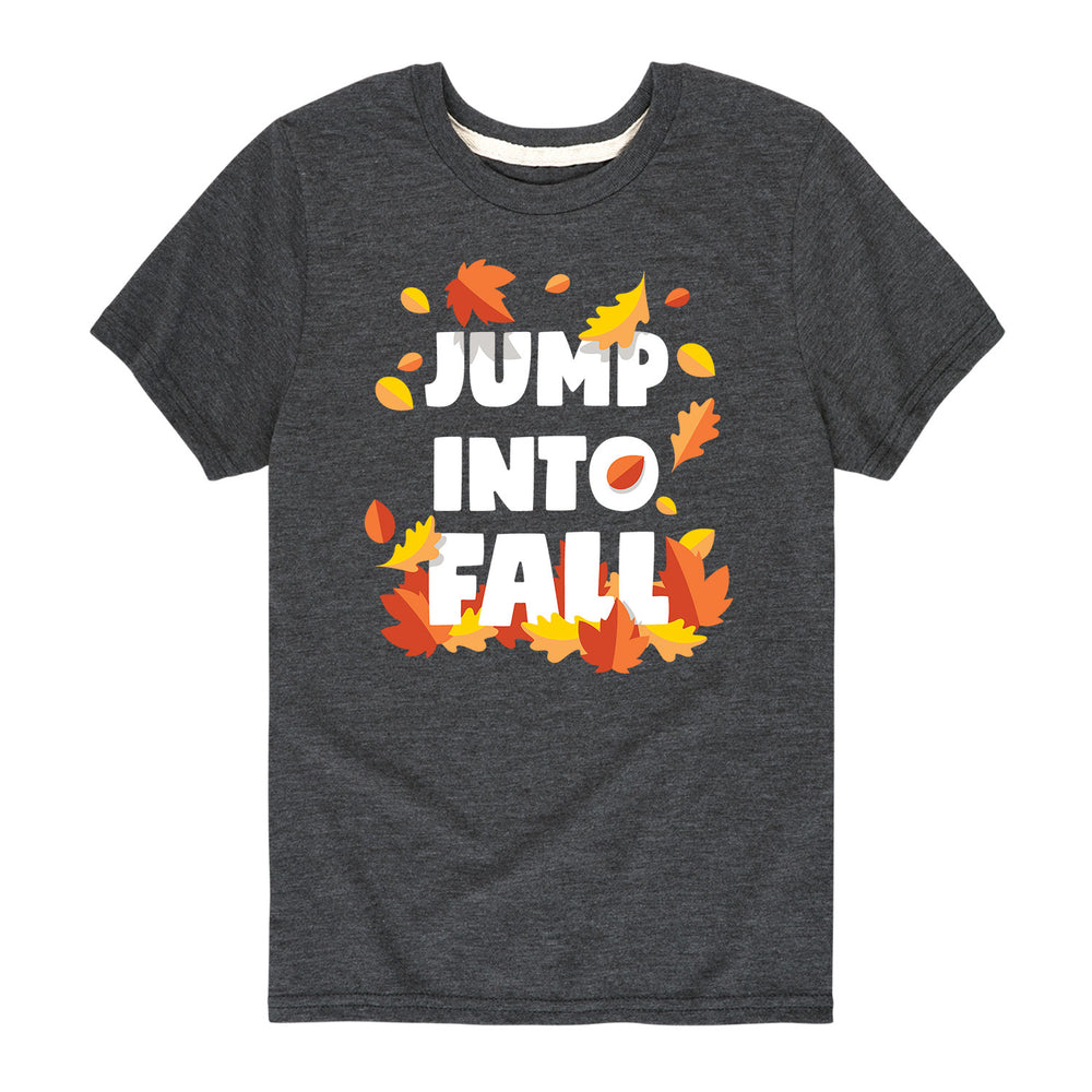 Jump into Fall  - Youth & Toddler Short Sleeve T-Shirt