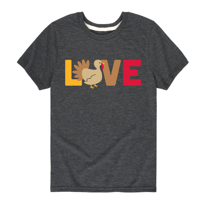 Love Turkey - Youth & Toddler Short Sleeve T-Shirt