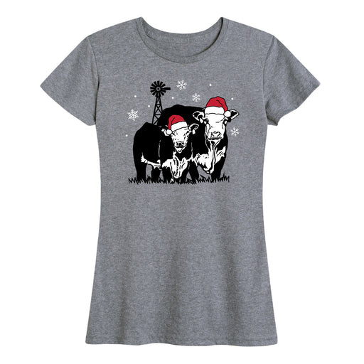 Christmas Cows - Women's Short Sleeve T-Shirt
