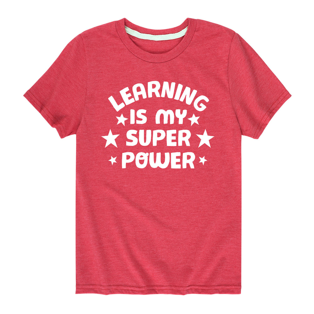 Learning Is My Superpower - Youth & Toddler Short Sleeve Tee