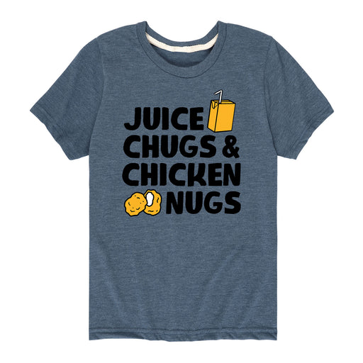 Juice Chugs And Chicken Nugs - Youth & Toddler Short Sleeve T-Shirt