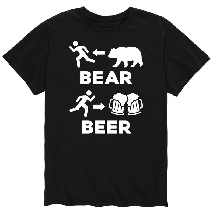 Bear Beer Diagram - Men's Short Sleeve T-Shirt