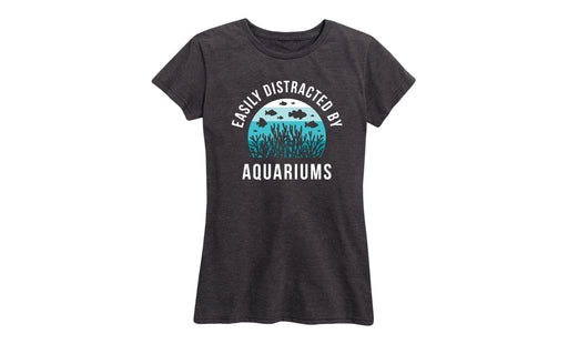 Easily Distracted By Aquariums - Women's Short Sleeve T-Shirt