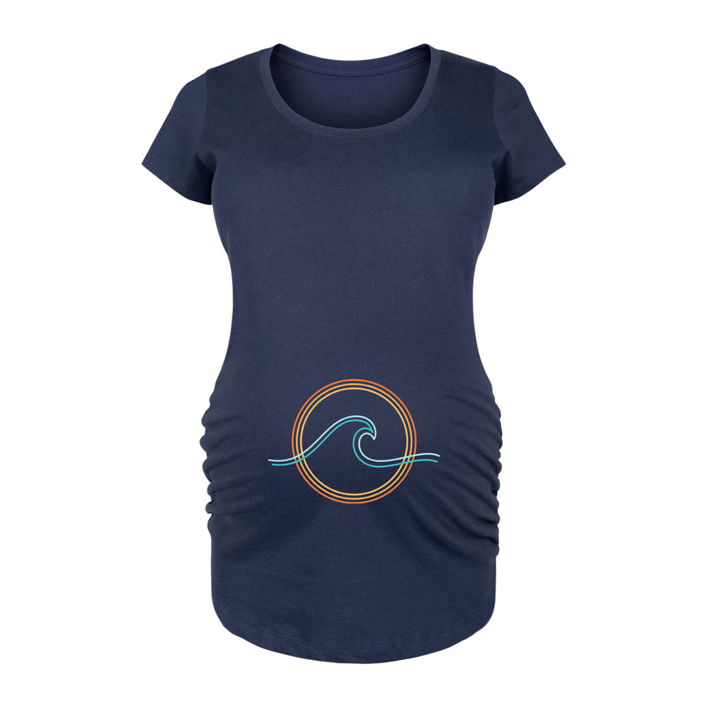 Sun Wave - Maternity Short Sleeve T-Shirt
