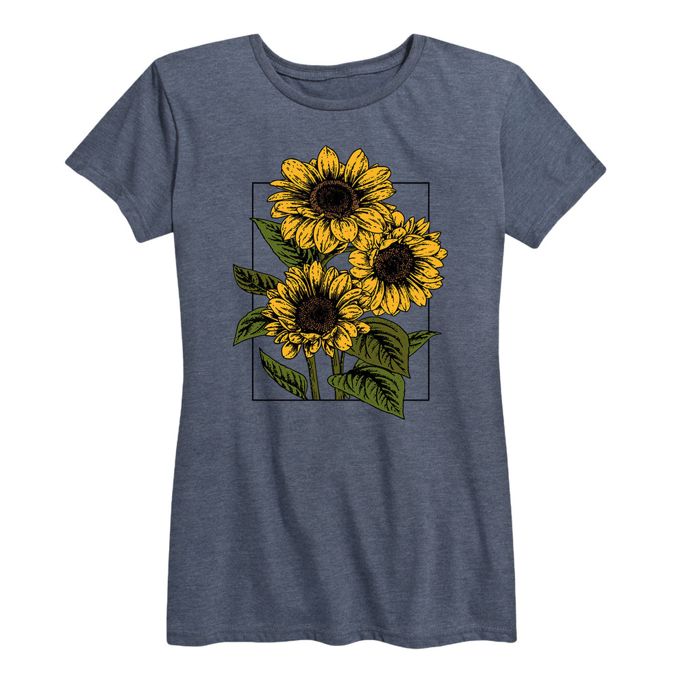 Vintage Sunflowers - Women's Short Sleeve T-Shirt