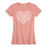 Bandana Pattern Filled Heart - Women's Short Sleeve T-Shirt