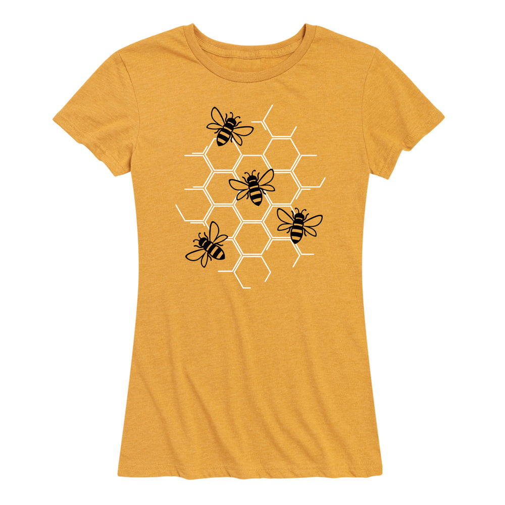 Honeycomb Bees - Women's Short Sleeve T-Shirt