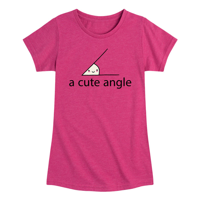 A Cute Angle - Youth & Toddler Girl's Short Sleeve T-Shirt
