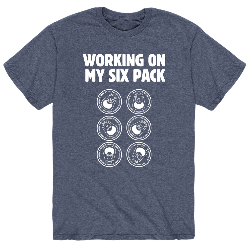 Working on my Six Pack - Men's Short Sleeve T-Shirt