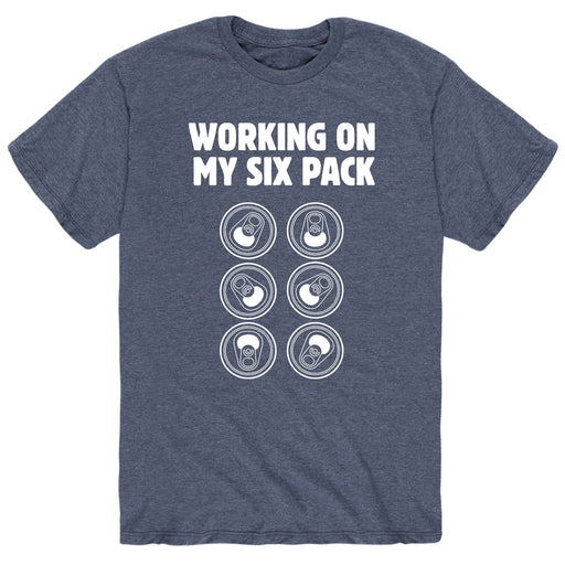 Working on my Six Pack - Men's Short Sleeve T-Shirt
